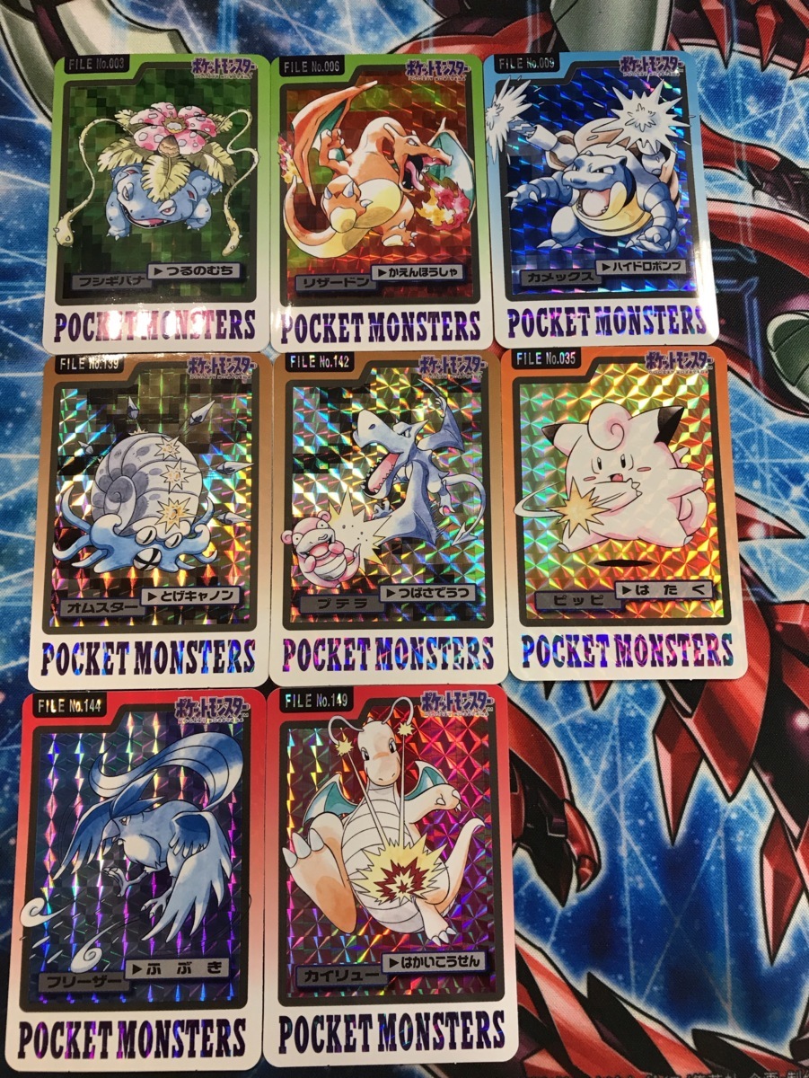 ポケモン カードダス リザードン フシギバナ フリーザー カメックス