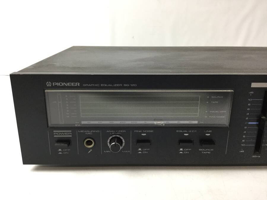 SG-120 グラフィックイコライザー パイオニア CPioneer 0 パイオニアメーカー PIONEER SG-120 グラフィックイコライザー◆現状品
