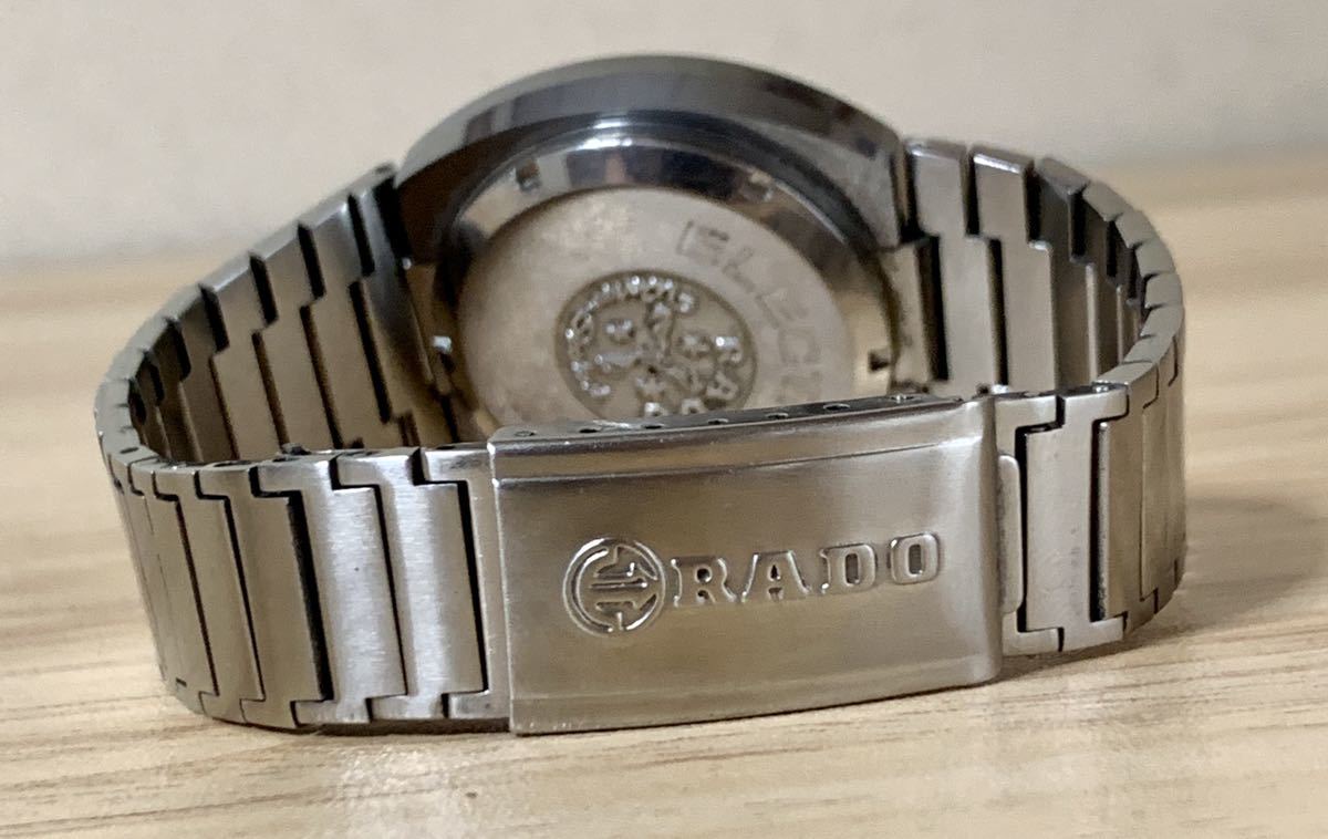 12〜H 希少 RADO ラドー エレクトロソニック グレーヘアライン文字盤 5