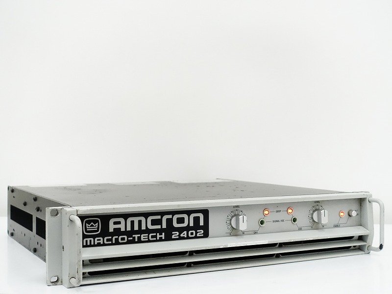 パワーアンプ アムクロン AMCRON MACRO-TECH - 0 1 MA-1202 MACRO