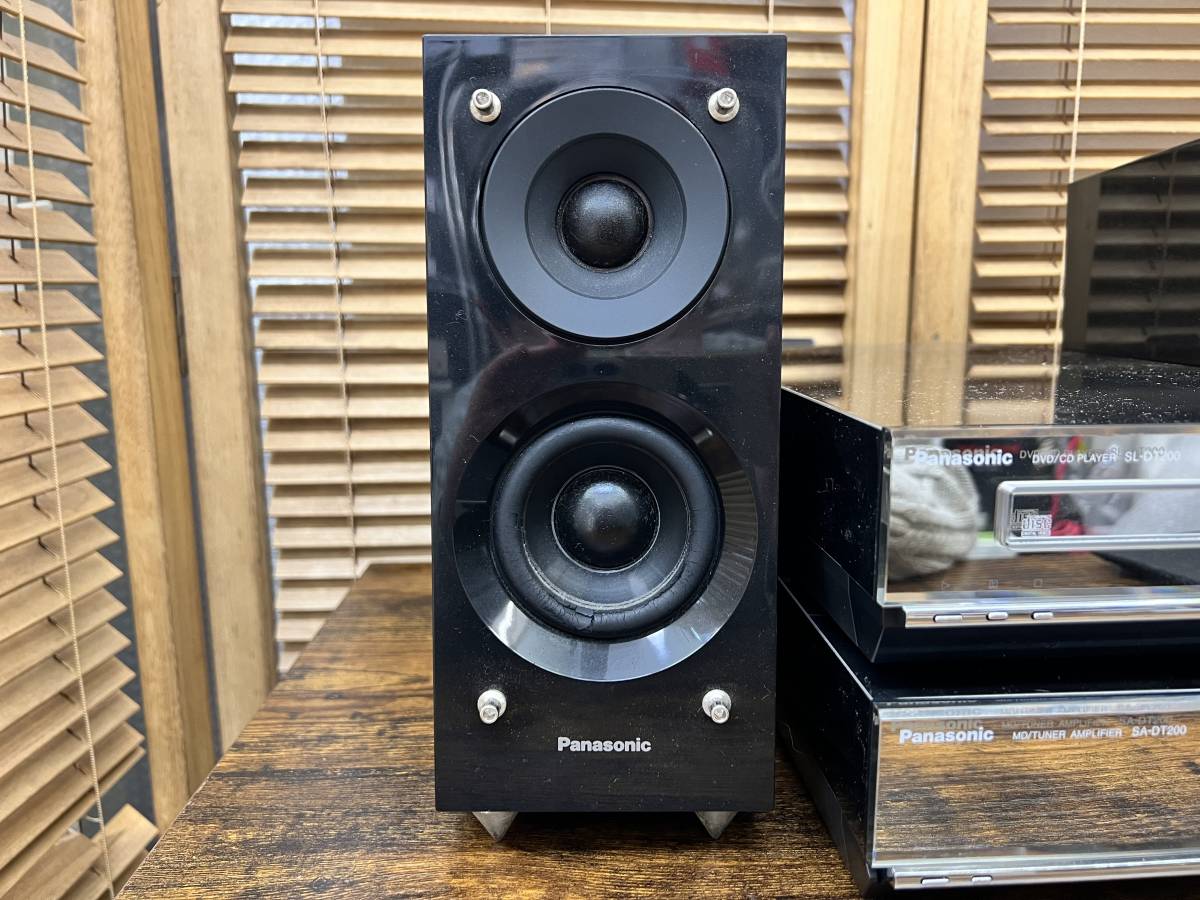 t55 Panasonic/パナソニック ペアスピーカー＋DVD/CDプレイヤー＋MD