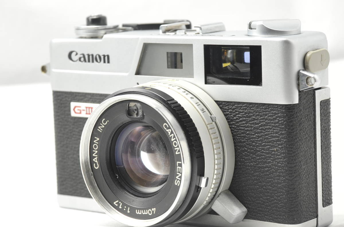☆極上品☆キヤノン CANON CANONET G-III QL17 40mm F1.7☆5637