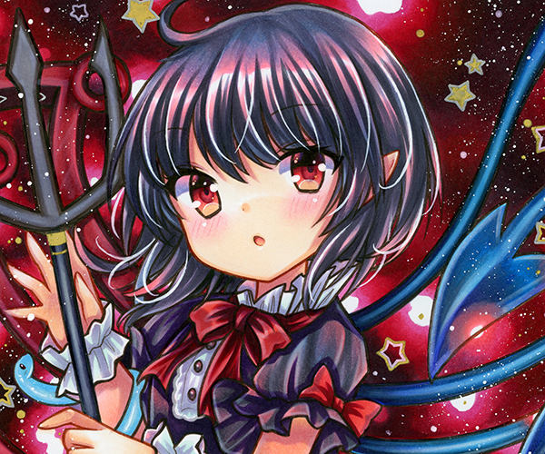 同人手描きイラスト 東方project 封獣ぬえ 色紙 手描きイラスト 売買されたオークション情報 Yahooの商品情報をアーカイブ公開 オークファン Aucfan Com