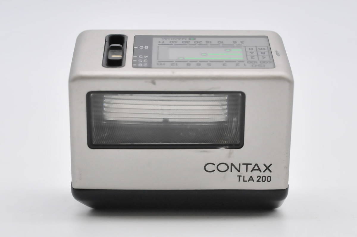 USED／動作確認済】CONTAX ストロボ TLA200＊ポーチ付＊ CONTAX