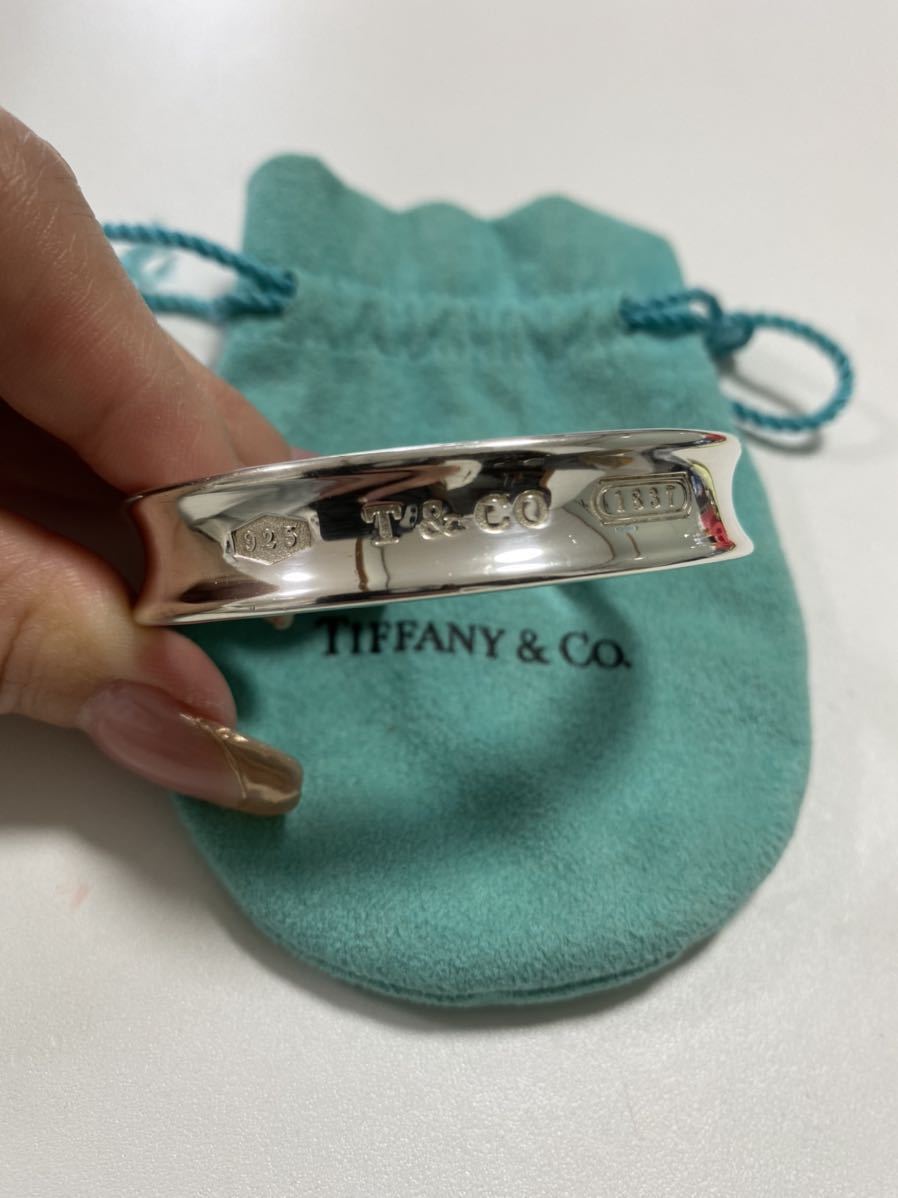 TIFFANY&Co ティファニー バングル 1837 シルバー 925 silver 袋付き 