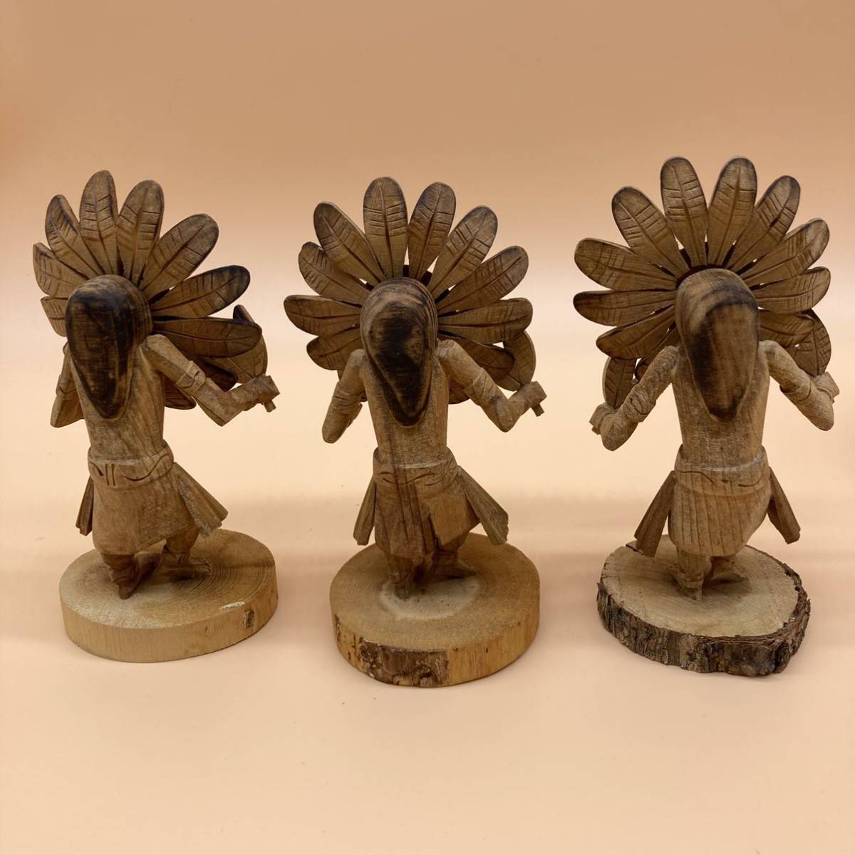 カチナドール 工芸品 サンフェイス カチナ インディアン ネイティブ