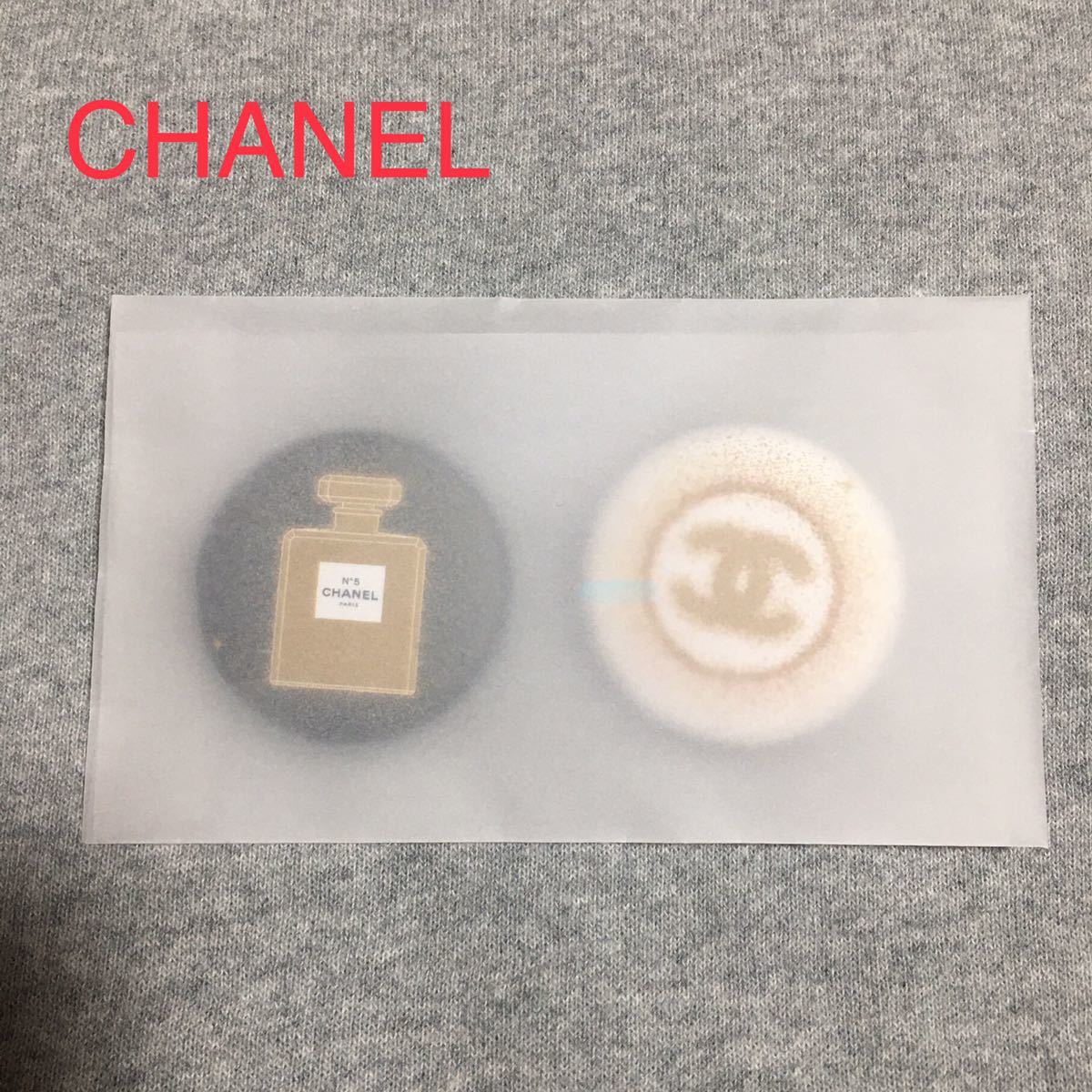 未開封】CHANEL シャネル レア 缶バッジ 観覧車 ノベルティ 非売品 2個 