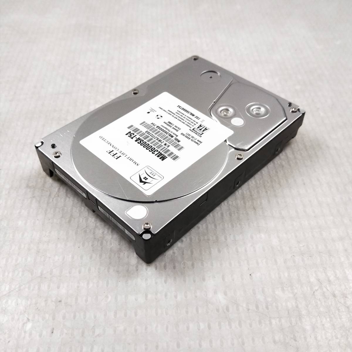 中古パーツ】3.5 SATA 6TB 1台 正常 FSLC MAL36000SA 使用時間1348H