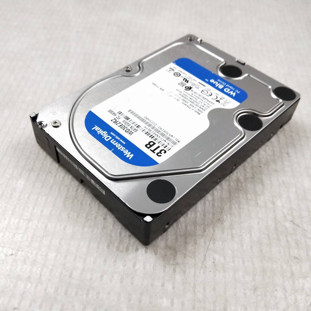 【中古パーツ】3.5 SATA 3TB 1台 正常 WDC WD30EZRZ 使用時間2H ■HDD815