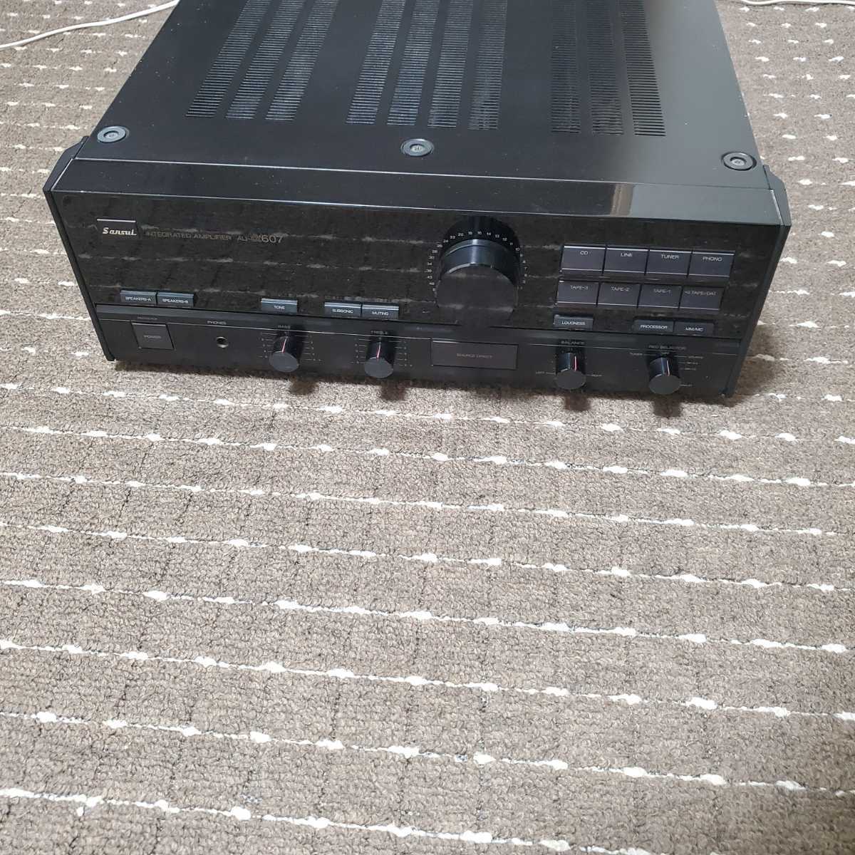 即決　sansui サンスイ AU-α607 プリメインアンプ ジャンク サンスイ SANSUI プリメインアンプ JSANSUI AU-α607L アンプ