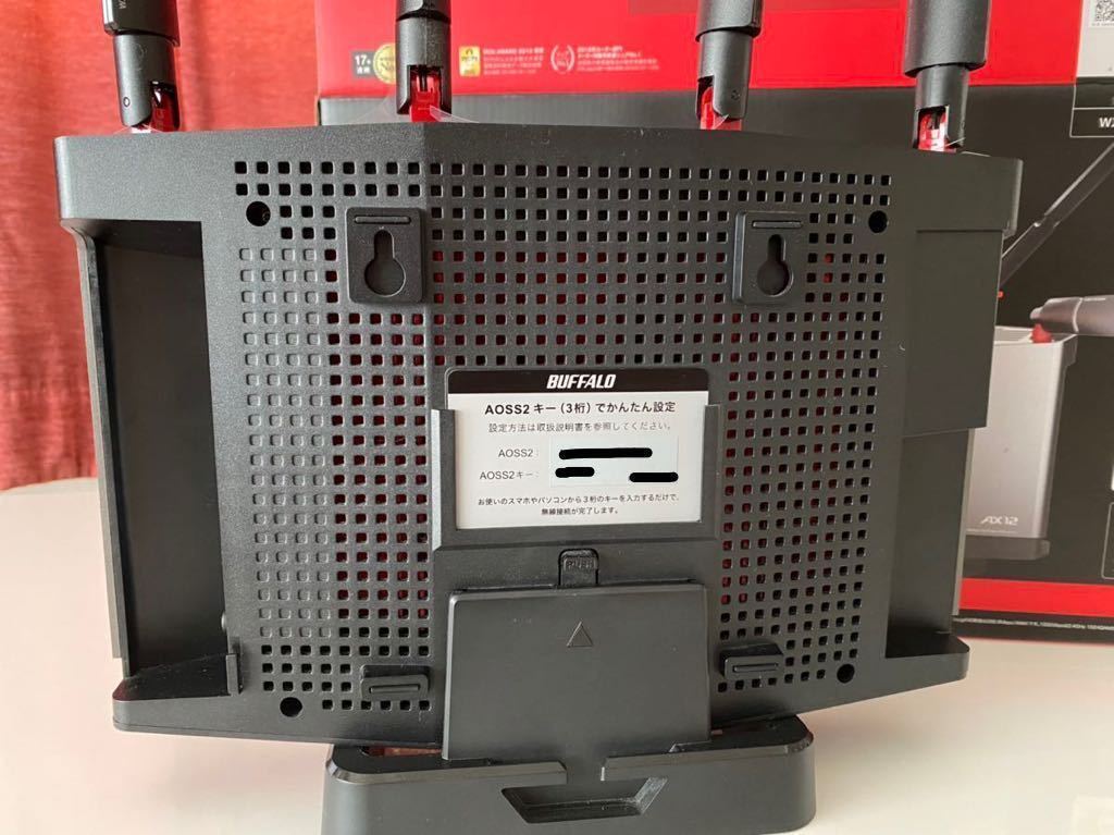 PC周辺機器 BUFFALO Wi-Fiルータ AX12 5950 無線LANルーター