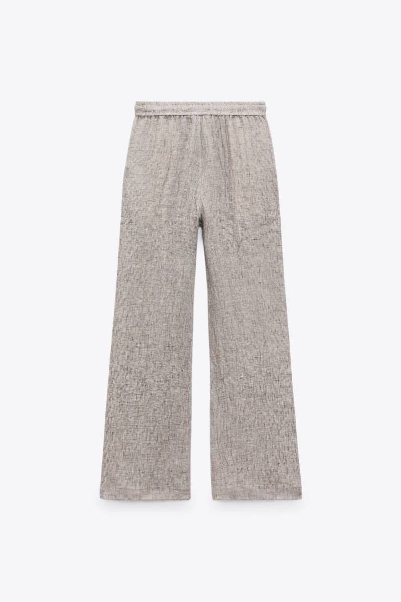 Zara リネン地パジャマスタイルパンツ ザラ 麻 リネン100 レディース Xl パジャマ ルームウェア その他 売買されたオークション情報 Yahooの商品情報をアーカイブ公開 オークファン Aucfan Com