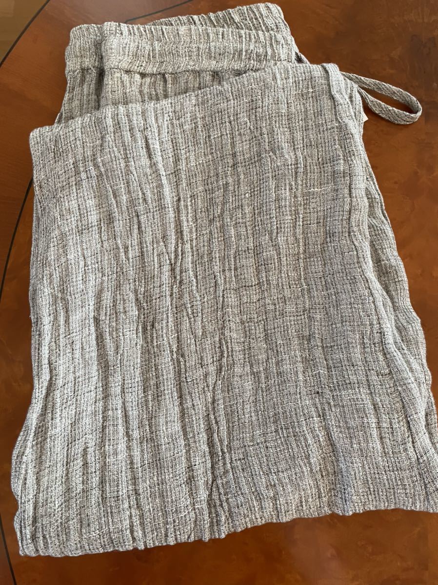 Zara リネン地パジャマスタイルパンツ ザラ 麻 リネン100 レディース Xl パジャマ ルームウェア その他 売買されたオークション情報 Yahooの商品情報をアーカイブ公開 オークファン Aucfan Com