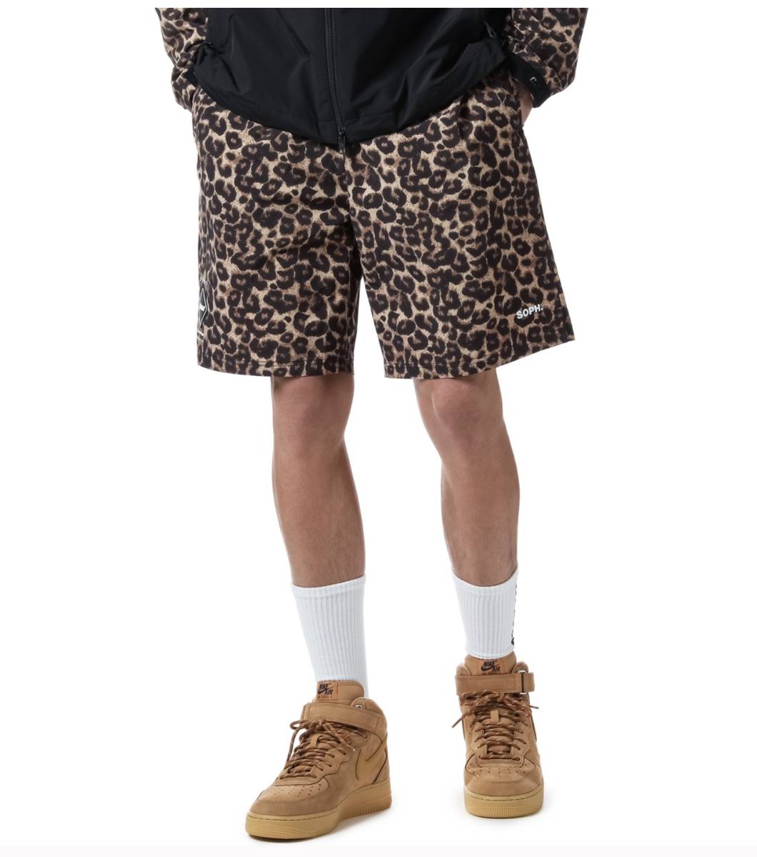 【L】FCRB F.C.R.B. F.C.Real Bristol 22SS PRACTICE SHORTS BROWN LEOPARD レアル ブリストル プラクティス ショーツ ショートパンツ 豹柄