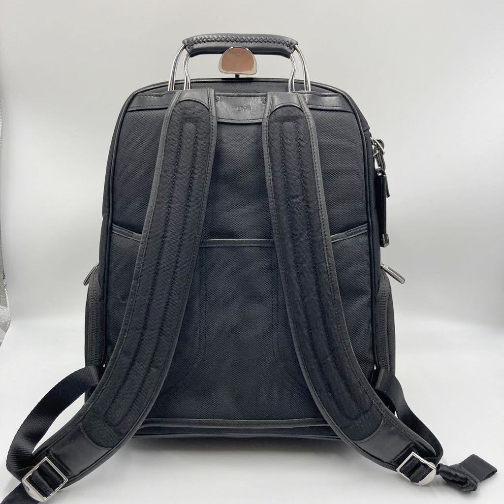 TUMI 255011D2 ビジネスバックパック ブラック 1円〜【美品 最高級ライン】《定価20万》トゥミ TUMI バックパック