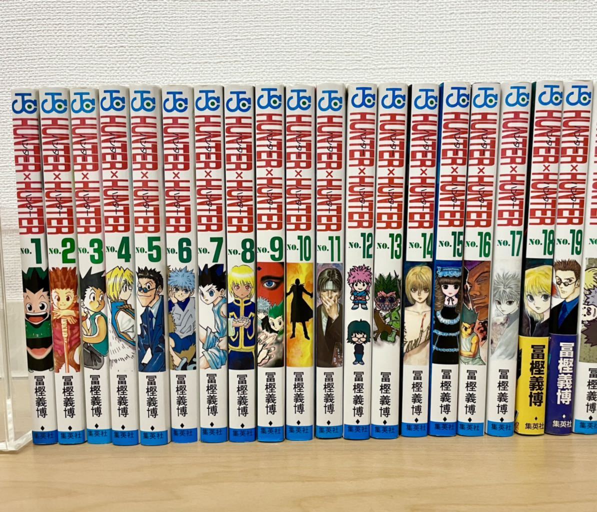 ハンター ハンター Hunter Hunter 全36巻セット 富樫義博 少年 売買されたオークション情報 Yahooの商品情報をアーカイブ公開 オークファン Aucfan Com