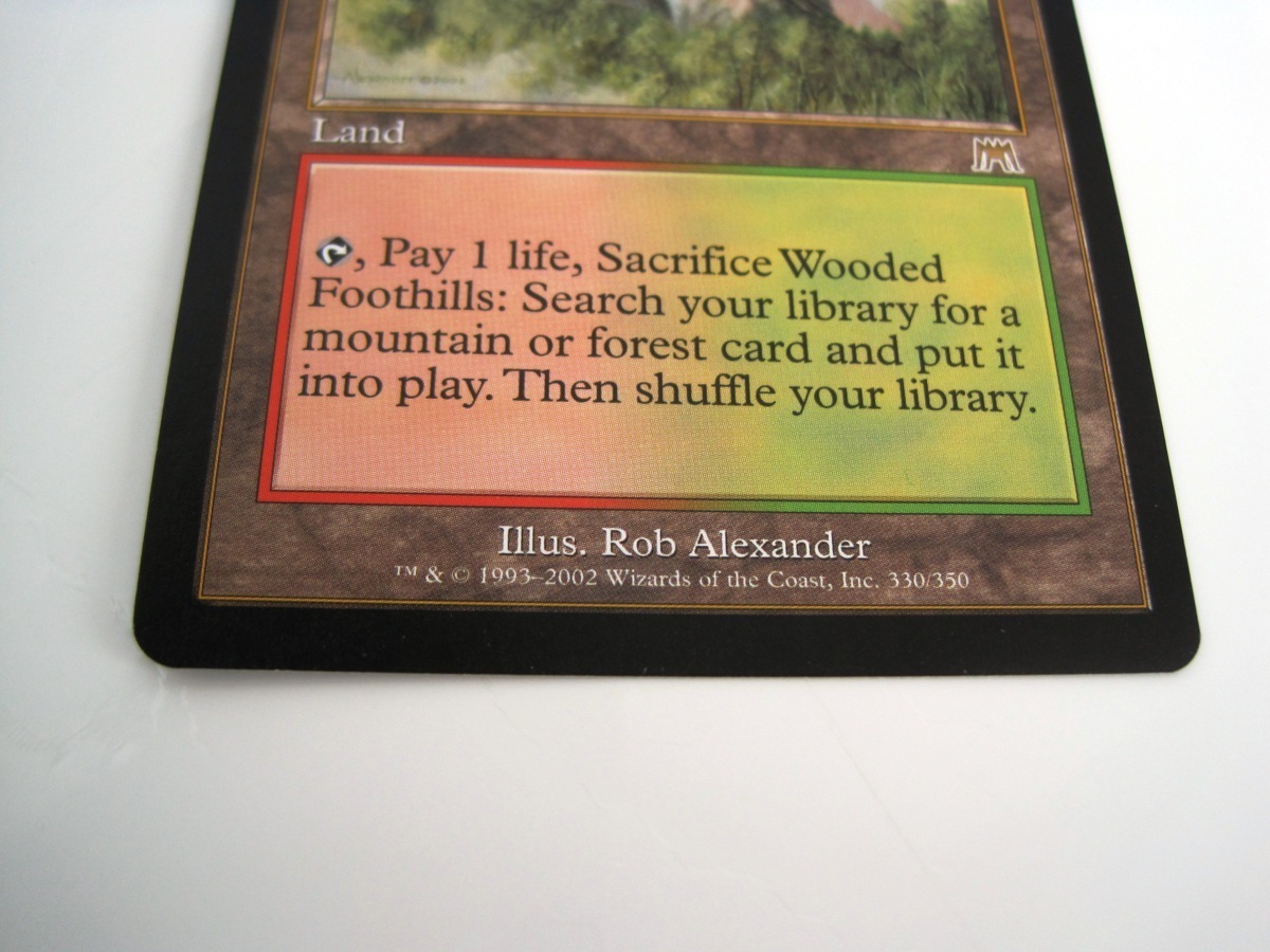 ○Magic: The Gathering マジック MTG 樹木茂る山麓 / Wooded