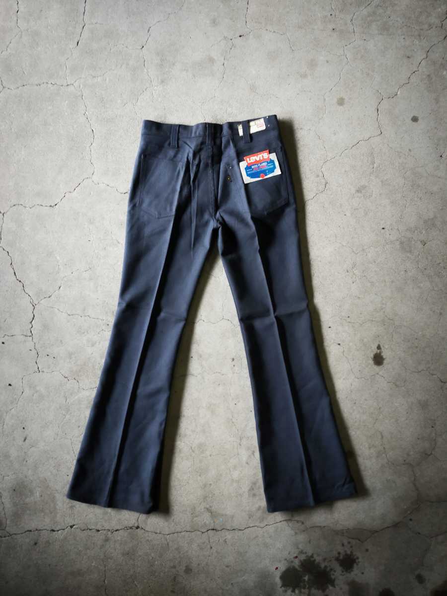 BIG-E【デッドストック】Levis 646-4418 スタプレ w33 ネイビー 
