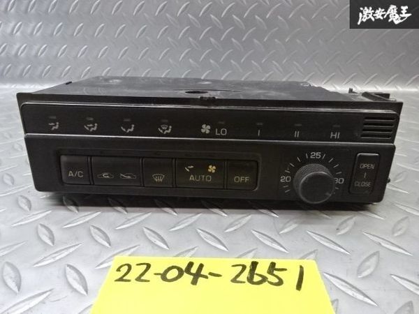 保証付 トヨタ純正 JZX81 マーク2 エアコンパネル A/C パネル ユニット