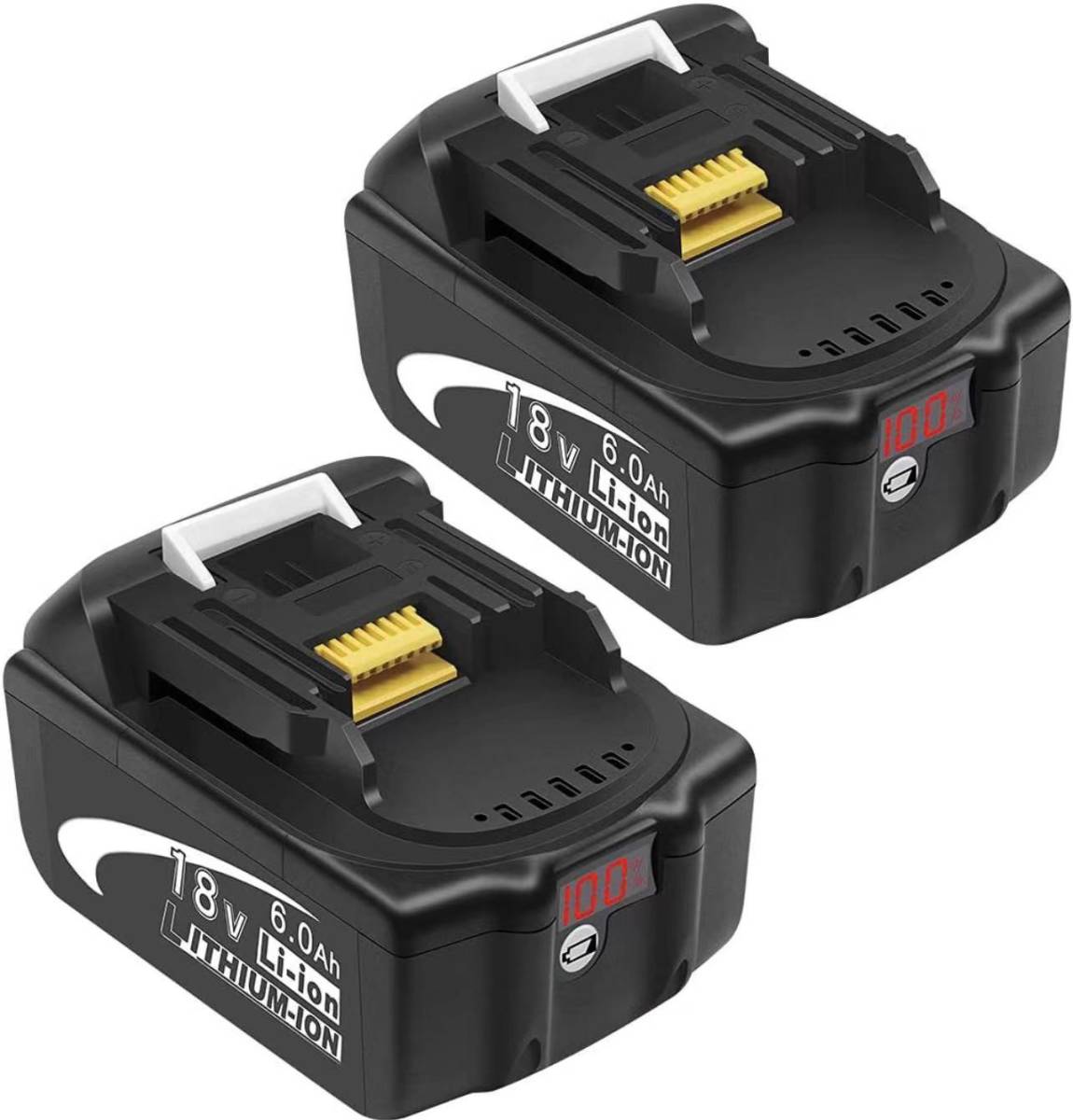 【新品，2026】 ＃マキタ 18v 互換バッテリー6.0Ah BL1860 対応 最新%LED残量表示 一個のみ(その他)｜売買されたオークション情報、yahooの商品情報をアーカイブ公開 - オークファン その他