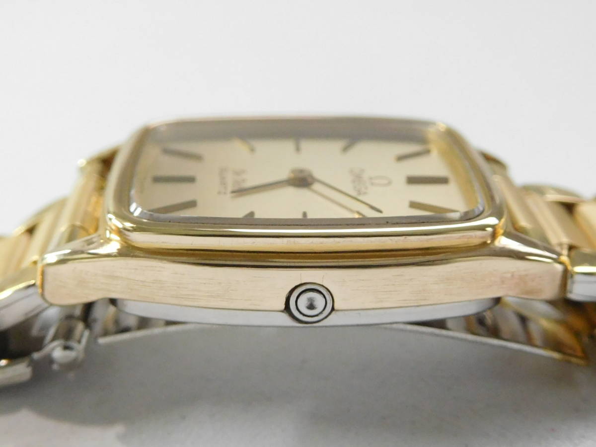 稼働良品】純正ベルト有 OMEGA オメガ Deville レディース クォーツ③