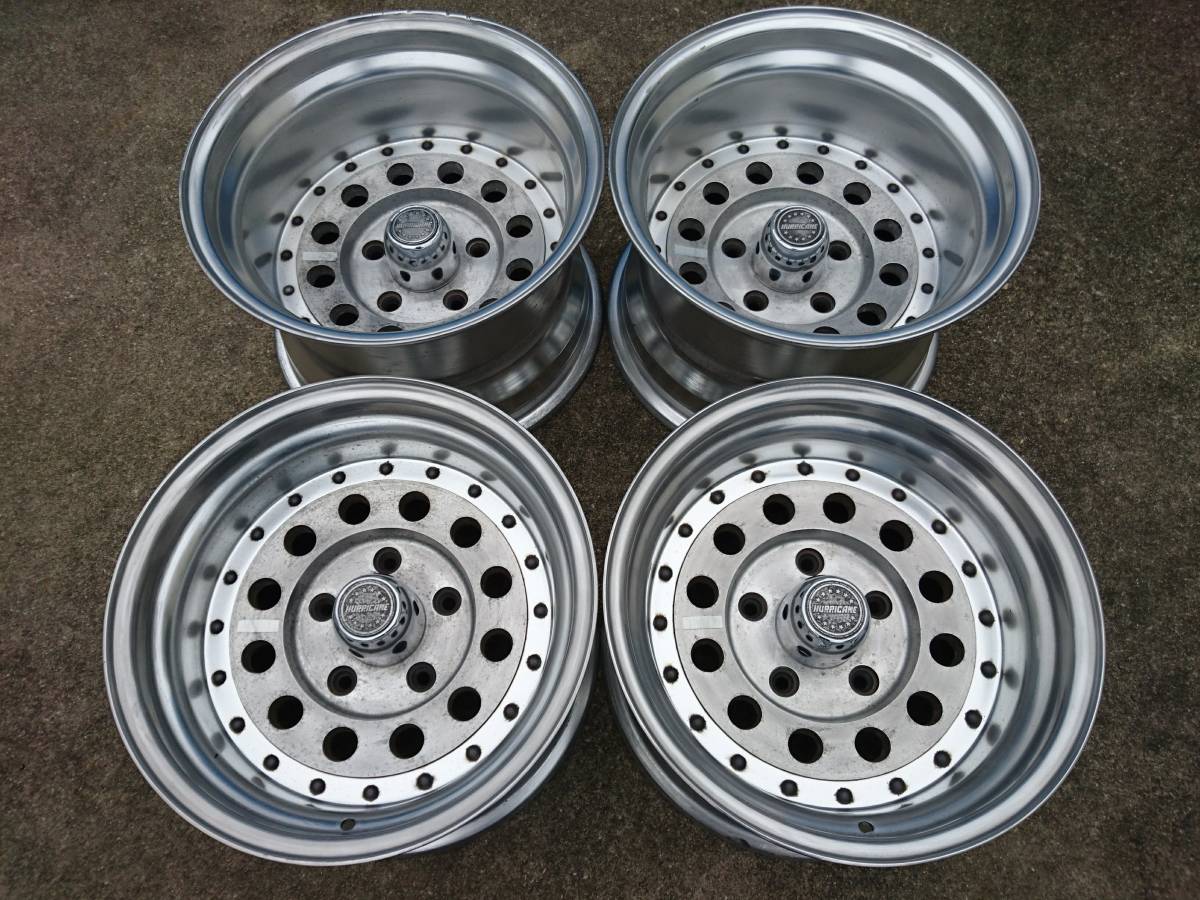 ハリケーンレーシング HR385 8J 10J 15インチ PCD127 5H 5X5 シボレー 