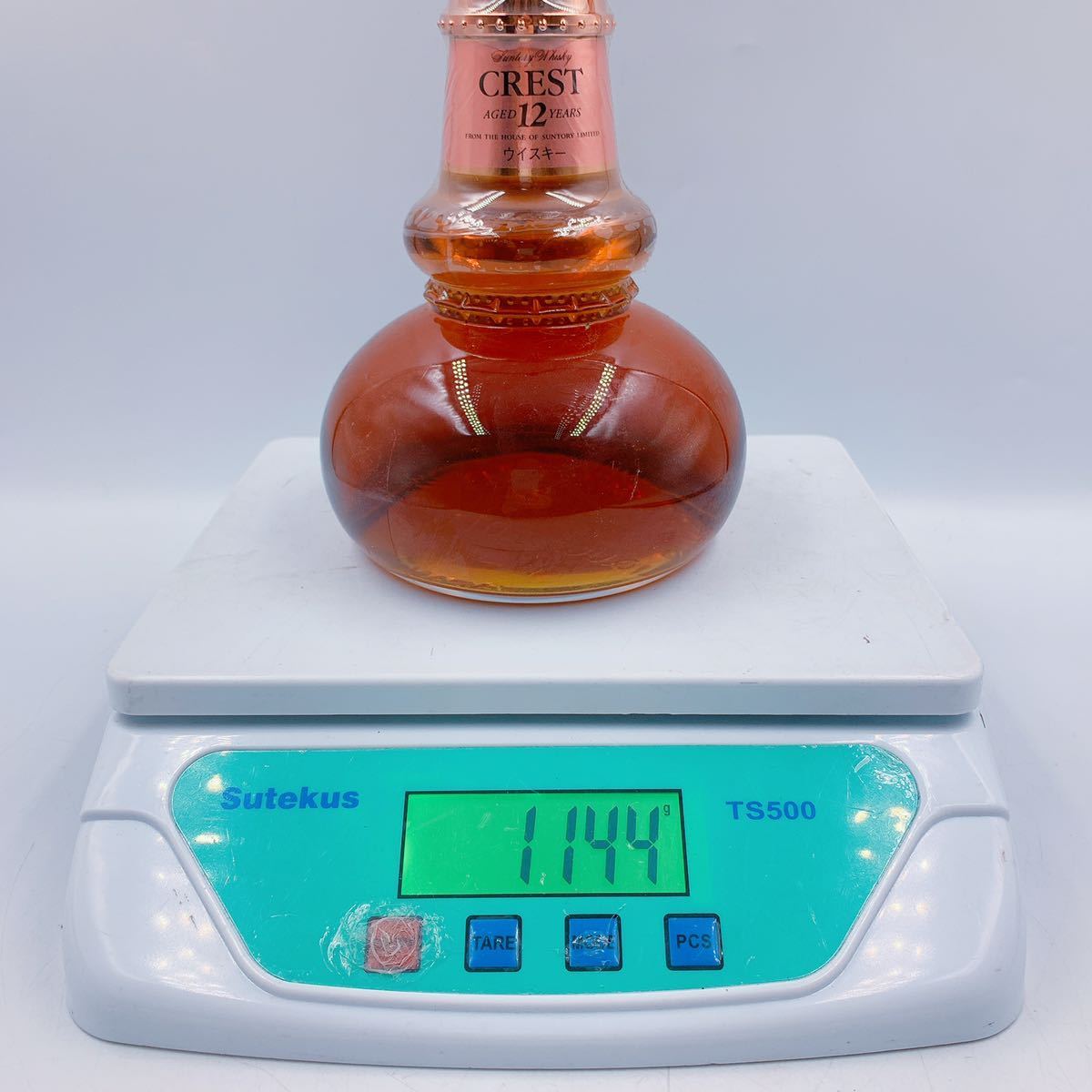 CREST Suntory Crest Japanese Dekantā creation: B④36【未開栓】古酒