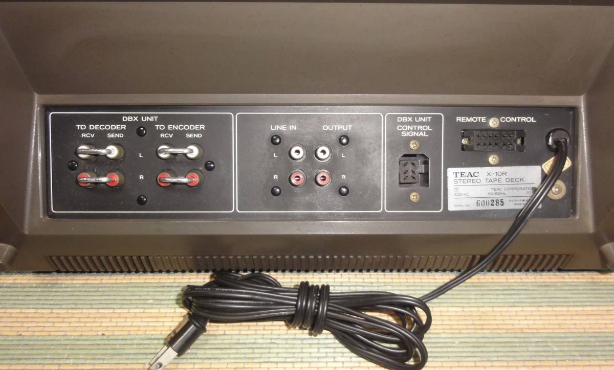 ◇◇ TEAC X-10R ジャンク品 ◇◇ TEAC Ⅹ10R オープンリール