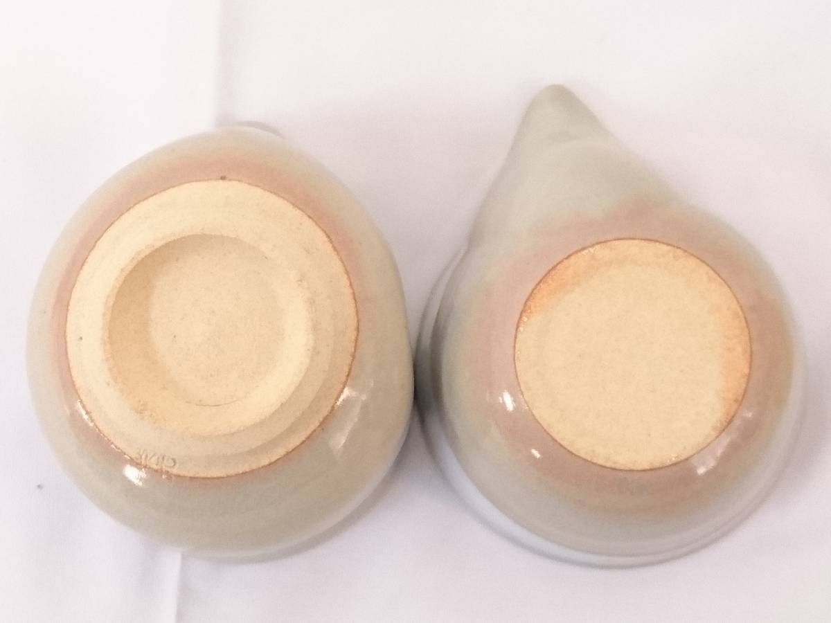 初だし】萩焼 松光山 栄光作 煎茶器揃/宝瓶/湯冷し/湯呑×6客/急須/湯飲