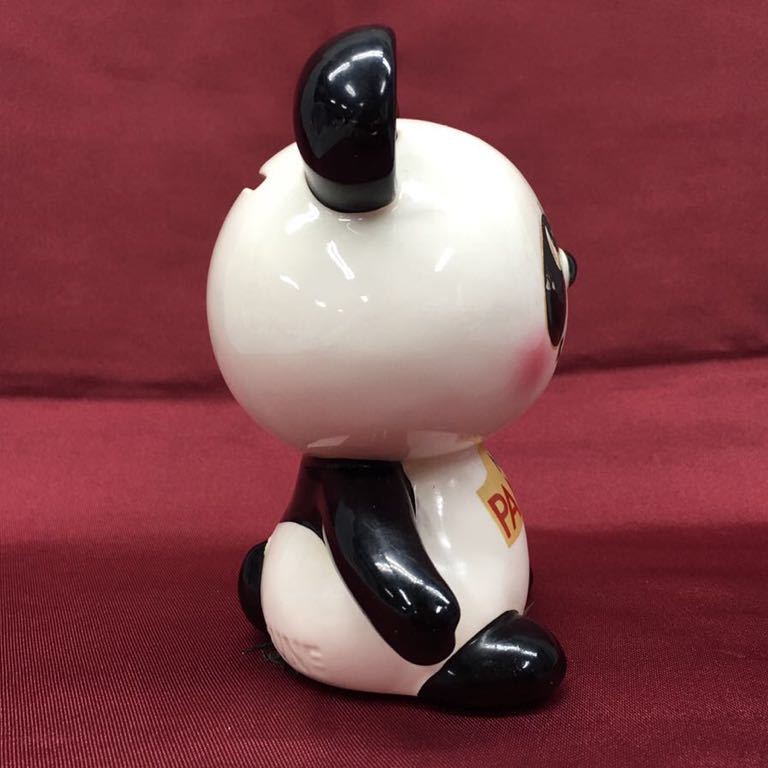 SU□① 内藤ルネ パンダ 貯金箱 RUNE MR PANDA 陶器製 人形 高さ12.5cm