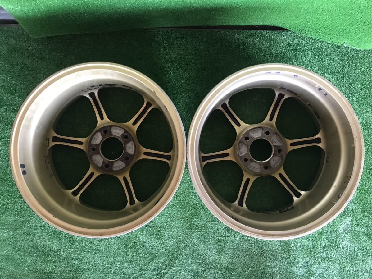 179】アドバンレーシング ADRG-17-1 17インチ7.5jj +45 5H/114.3 2本 