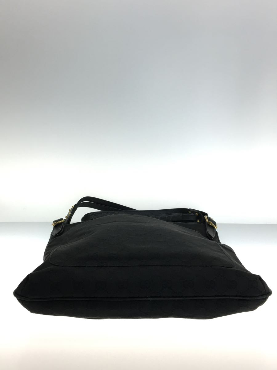 GUCCI◇GGキャンバス⁄ボディバッグ⁄ショルダーバッグ⁄BLK⁄キャ