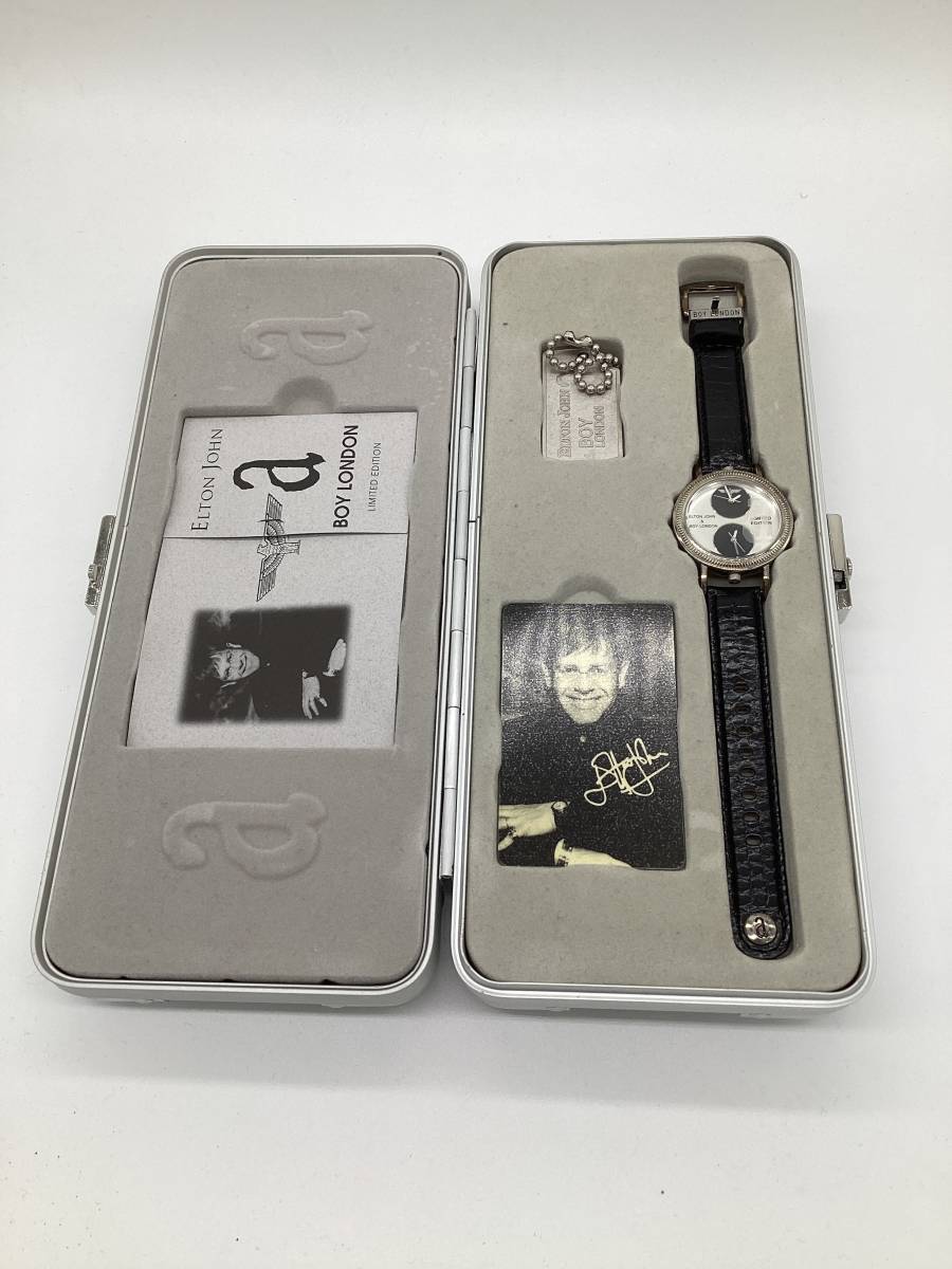 1633② ELTON JOHN AIDS FOUNDATION 腕時計 BOY LONDON エイズ撲滅 