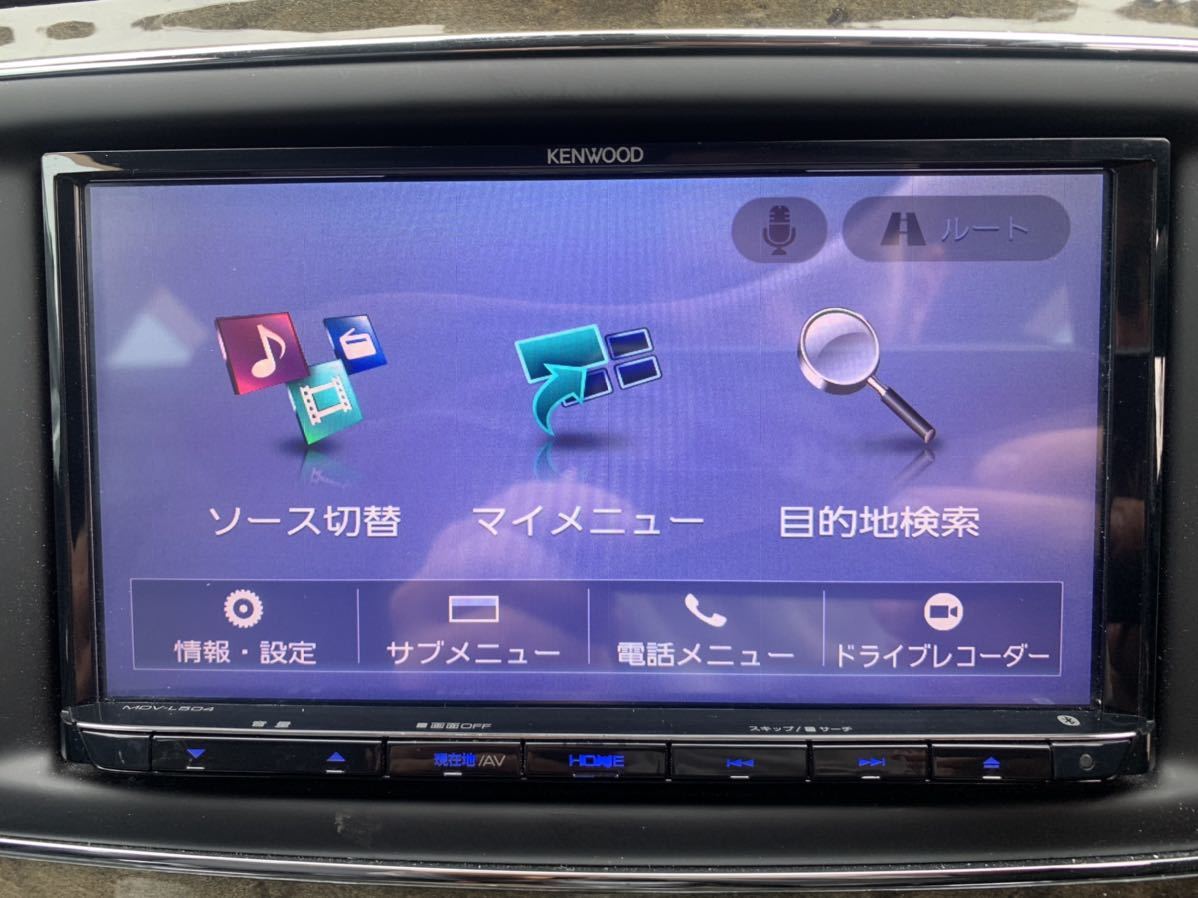 ケンウッド KENWOOD ( MDV-L504 ) メモリーナビ S.NO ( 142X3483 ) USB
