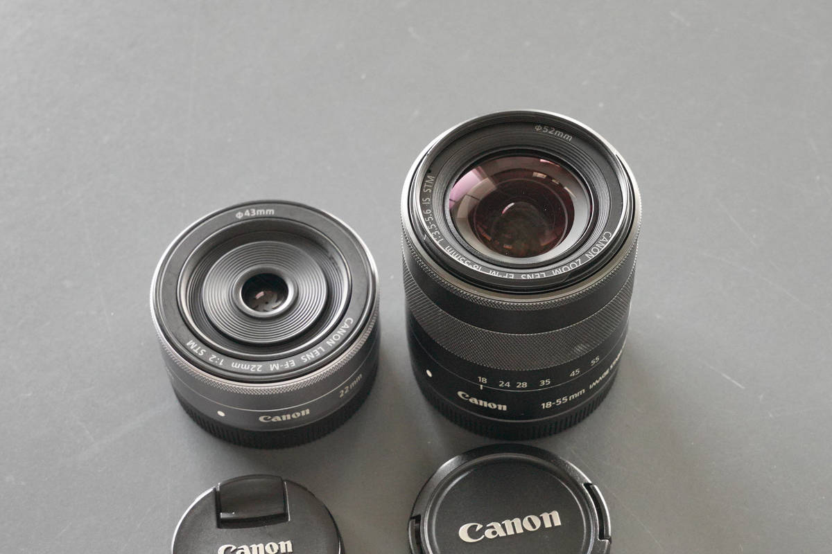 ☆ Canon EOS M3 EF-M22mm F2 STM EF-M18-55mm F3.5-5.6 IS STM