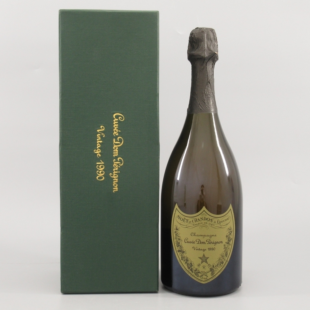 １円スタート ドンペリニヨン DOM PRIGNON ヴィンテージ １９９０ 未開封 スパークリングワイン 750ml 12%
