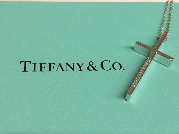  TIFFANY＆Co. ティファニー K18 ホワイトゴールド 64cm クロス 十字架 モチーフ ペンダント ネックレス(ペンダント)｜売買されたオークション情報、yahooの商品情報をアーカイブ公開 - オークファ ペンダント