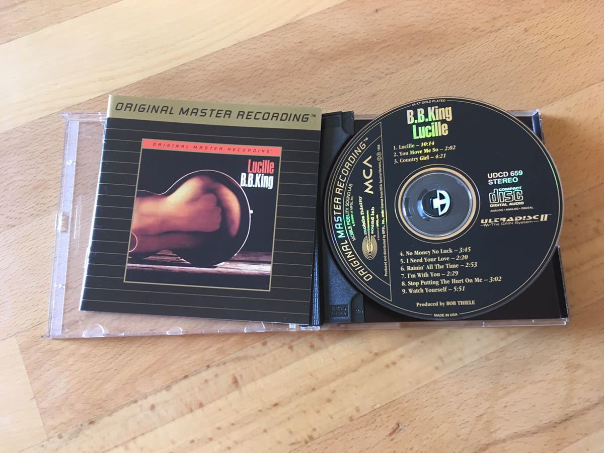 B.B. King / Lucille(MFSL 24Kt Gold CD) Mobile Fidelity Sound Lab 