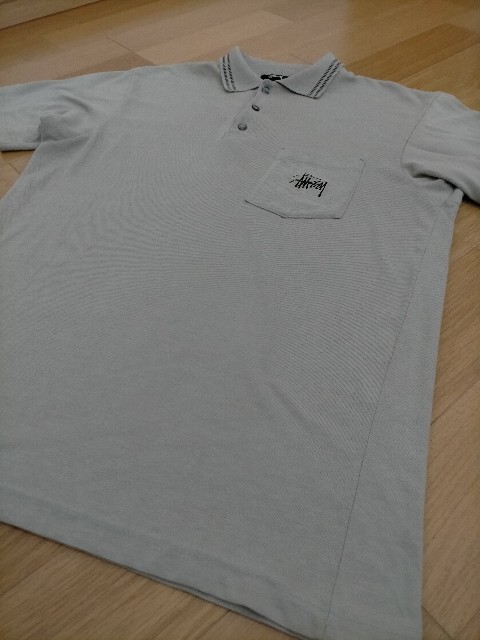 80s USA製 Old Stussy オールド ステューシー 黒タグ Tシャツ素材 