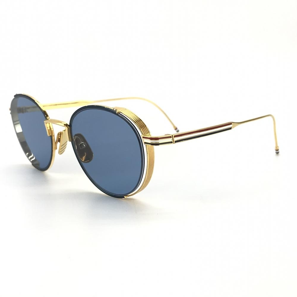 THOM BROWNE トムブラウン TB-106-C-NVY-GLD-50 メンズ サングラス