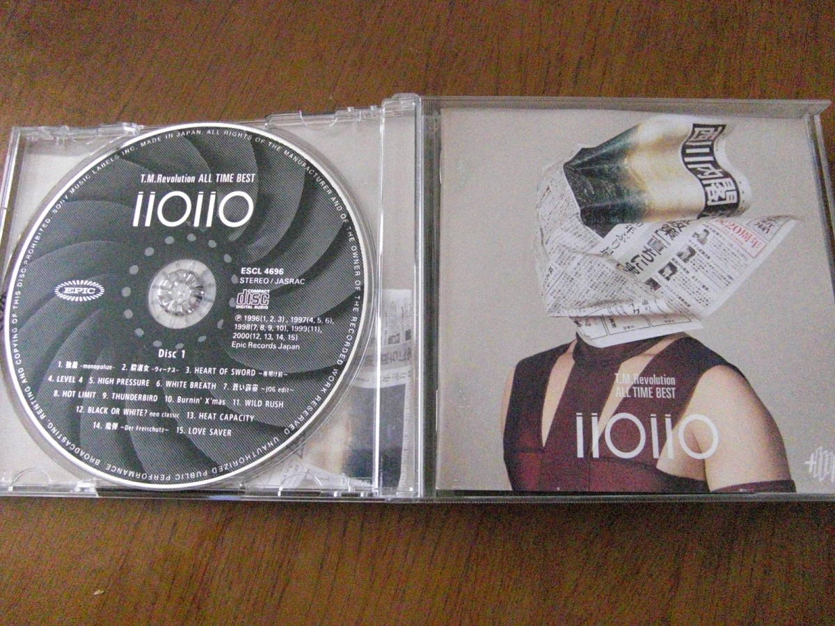 T M Revolution 西川貴教 Iioiio T M Revolution All Time Best 初回生産限定盤 ３cd Dvd T M Revolution 売買されたオークション情報 Yahooの商品情報をアーカイブ公開 オークファン Aucfan Com