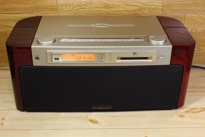 MD-7000 SONY オーディオ機器 30周年記念 ☆美 CD⁄MD⁄ラジオ☆