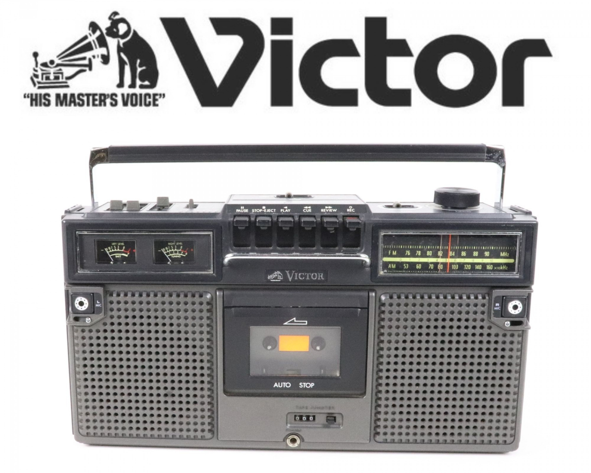 1976年製】VICTOR RC-717 ビクター ステレオ ラジオ カセット