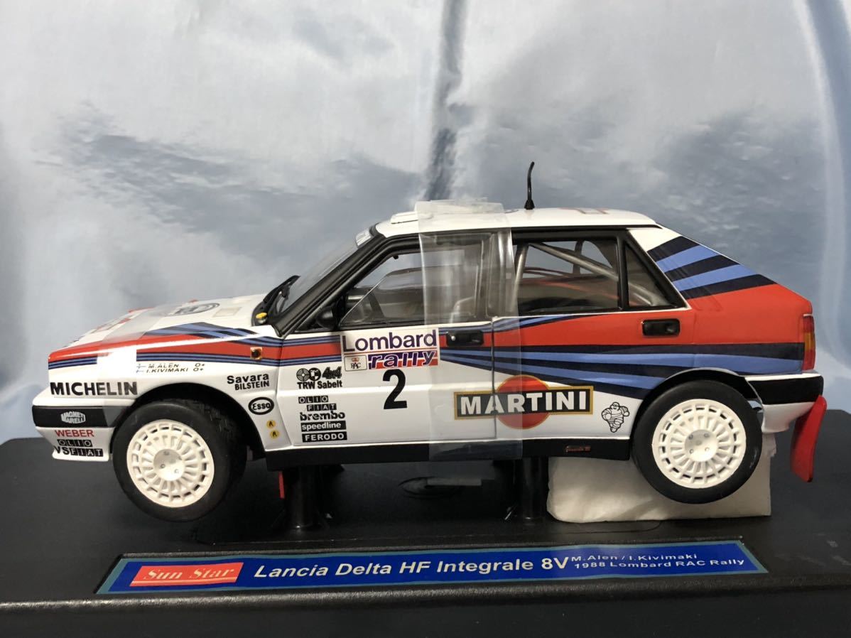 HF デルタ ランチア サンスター インテグラーレ 1&frasl;18 16V Lancia | Star 0 8V Sun 白 グリジオクォーツ ソリド製ダイ