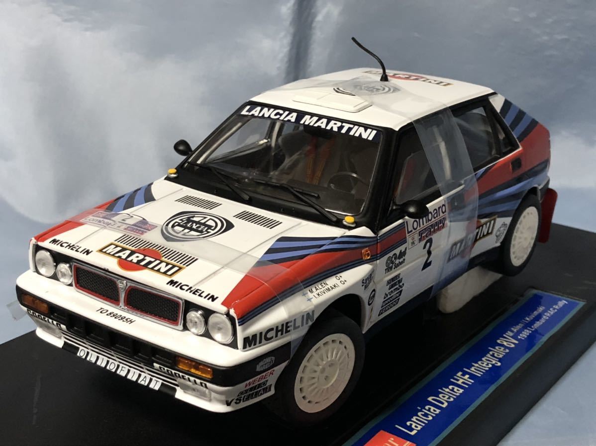 HF デルタ ランチア サンスター インテグラーレ 1&frasl;18 16V Lancia | Star 0 8V Sun 白 グリジオクォーツ ソリド製ダイ