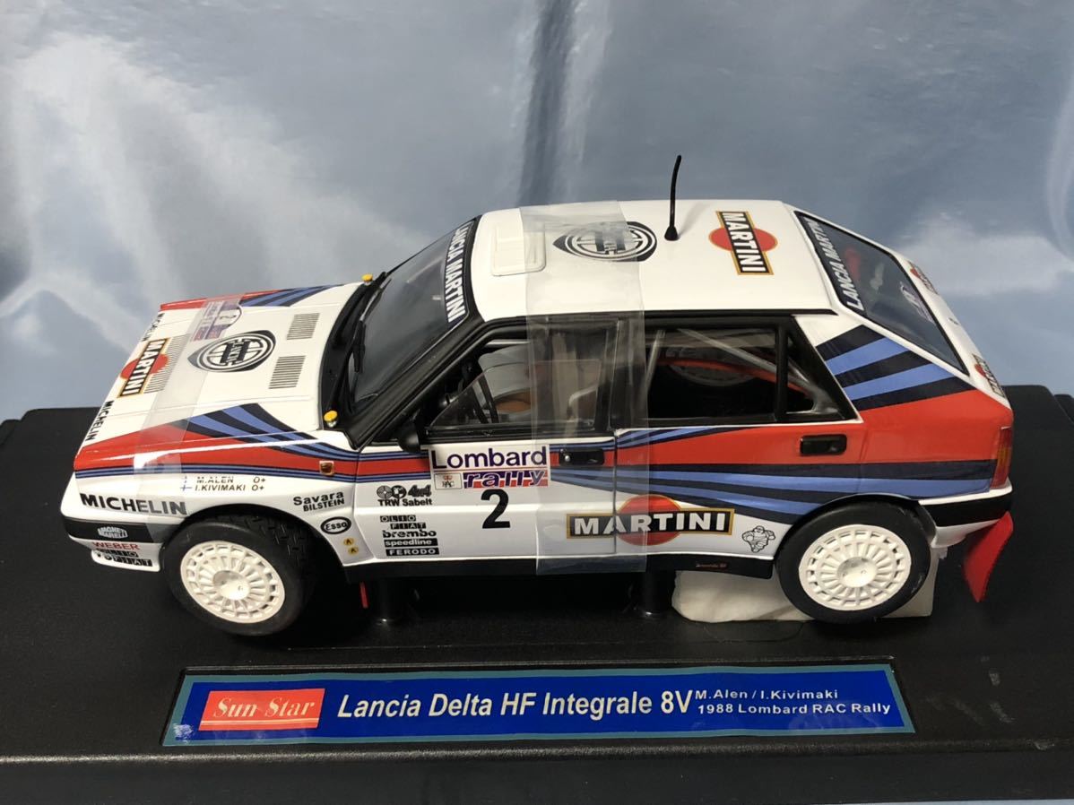 HF デルタ ランチア サンスター インテグラーレ 1&frasl;18 16V Lancia | Star 0 8V Sun 白 グリジオクォーツ ソリド製ダイ