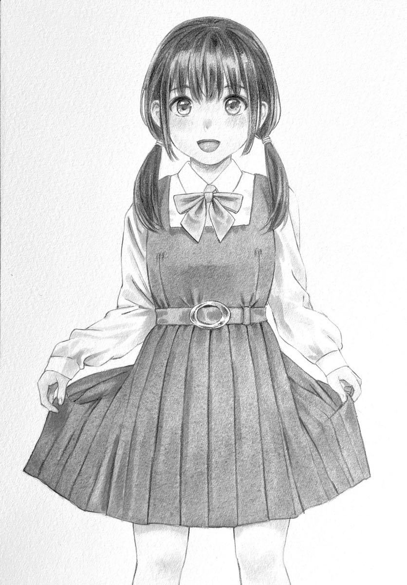 イラスト 「Mono 手描き 148mm×210mm 1」A5サイズ | 299」A5