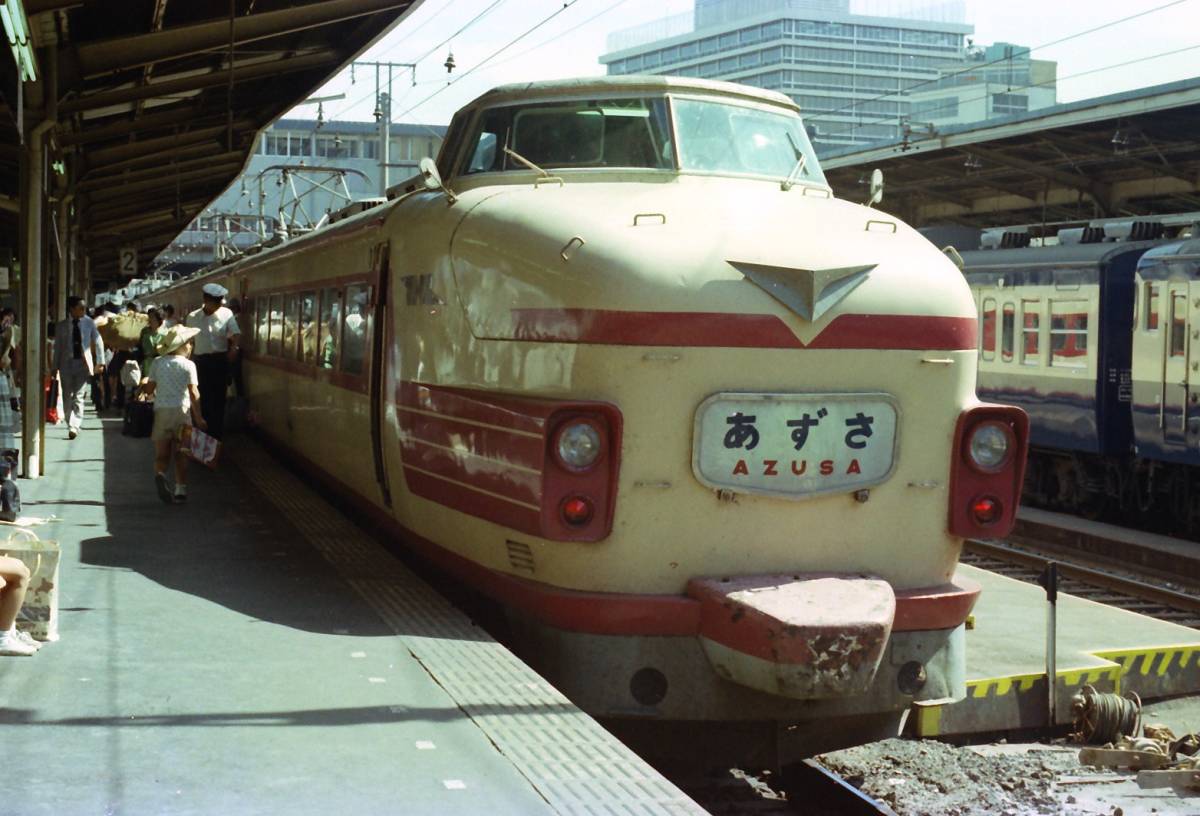 181系 ミラー付き あずさ 新宿駅 KG写真(鉄道)｜売買されたオークション情報、yahooの商品情報をアーカイブ公開 - オークファン ...
