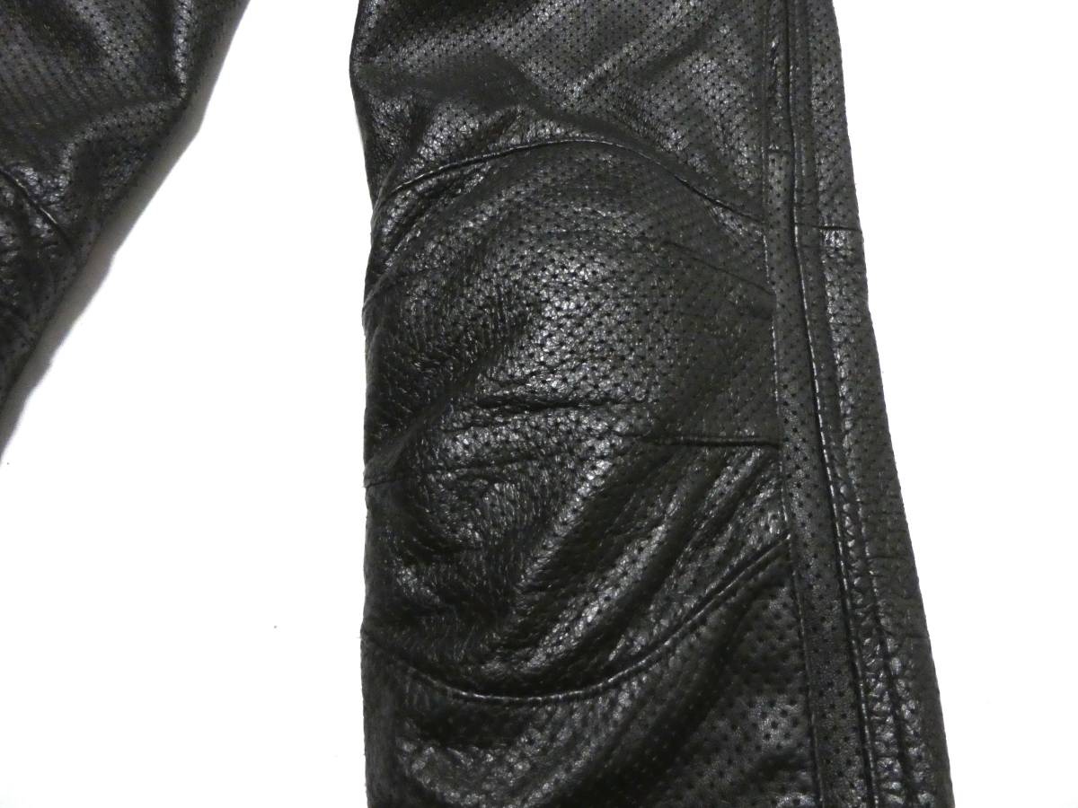 新品 KUSHITANI クシタニ K-1213MRC RC MESH LEATHER PANTS 牛革 RC 