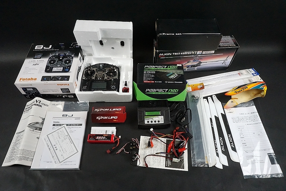 ALIGN アライン T-REX 450 PRO V2 電動ヘリ / フタバ T8J プロポ  